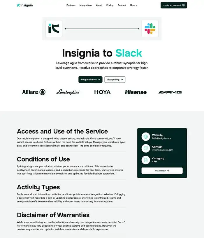 Single-Integrations
